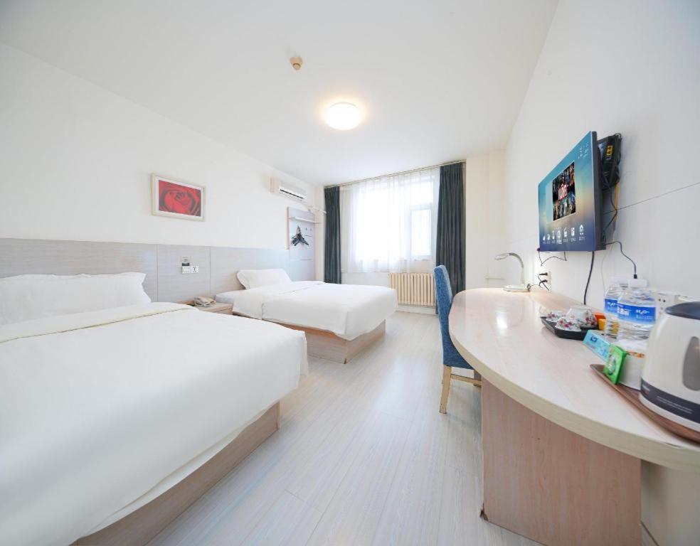 Jinjiang Inn Qingdao Wu Si Square Nanjing Road Bagian luar foto